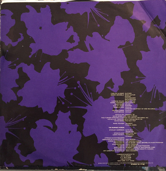 David Bowie ~ Tonight (Vinyl) - Djungel & Jazz