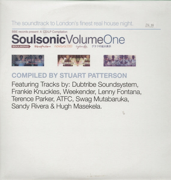 Stuart Patterson ~ Soulsonic Volume One (Vinyl) - Djungel & Jazz