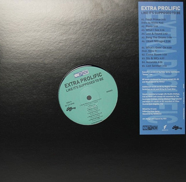 Extra Prolific ~ Like It's Supposed To Be (Vinyl) - Djungel & Jazz