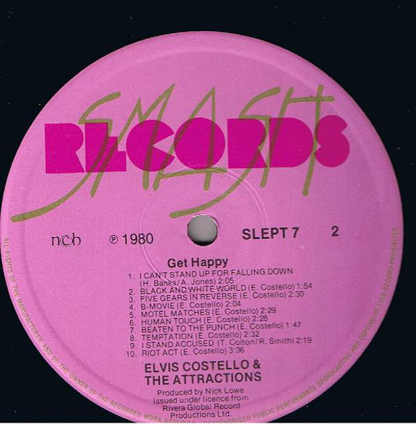 Elvis Costello And The Attractions ~ Get Happy!! (Vinyl) - Djungel & Jazz