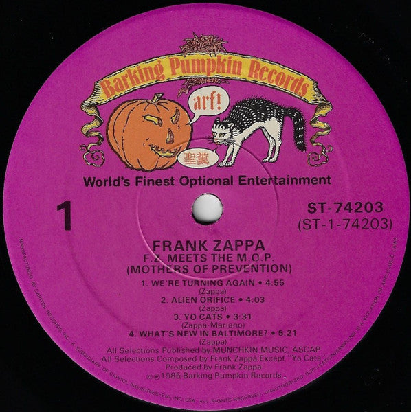 Frank Zappa ~ Frank Zappa Meets The Mothers Of Prevention (Vinyl) - Djungel & Jazz
