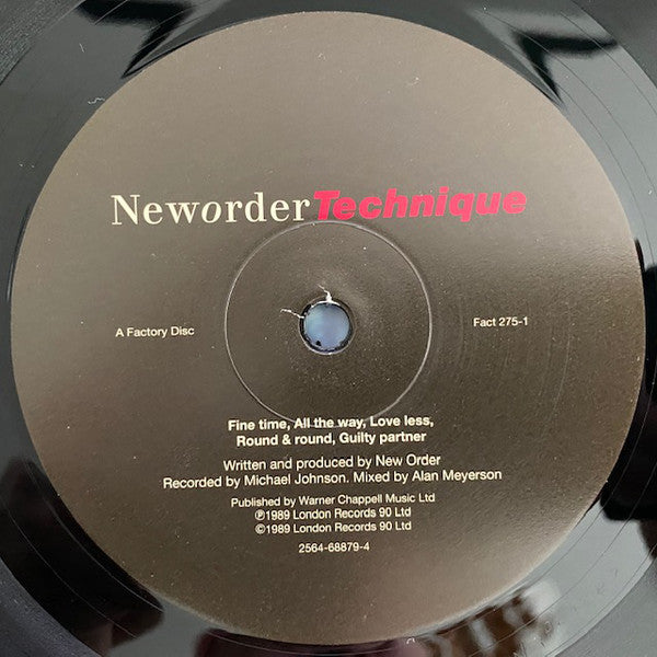 Neworder ~ Technique (Vinyl) - Djungel & Jazz