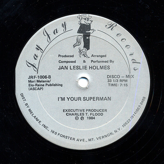 Jan Leslie Holmes : I'm Your Superman (12")
