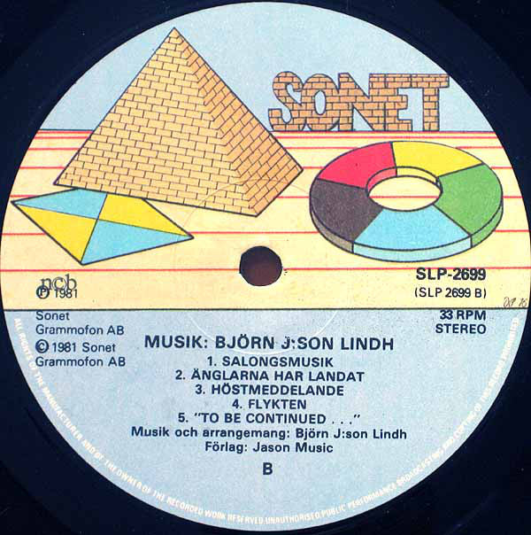 Björn J:Son Lindh ~ Musik (Vinyl) - Djungel & Jazz