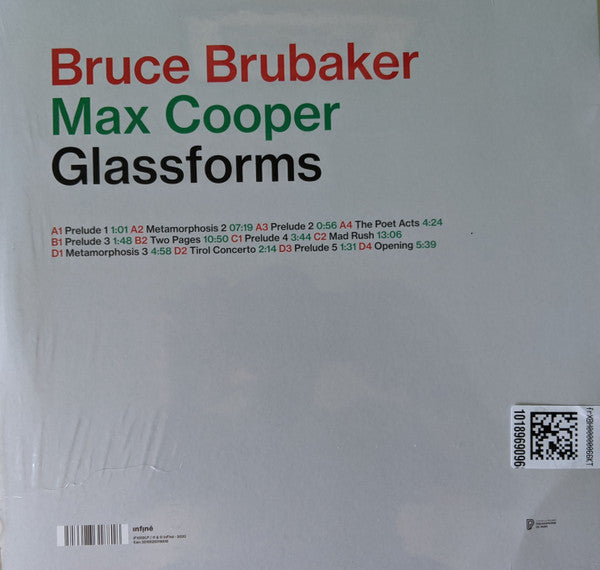 Bruce Brubaker, Max Cooper ~ Glassforms (Vinyl) - Djungel & Jazz