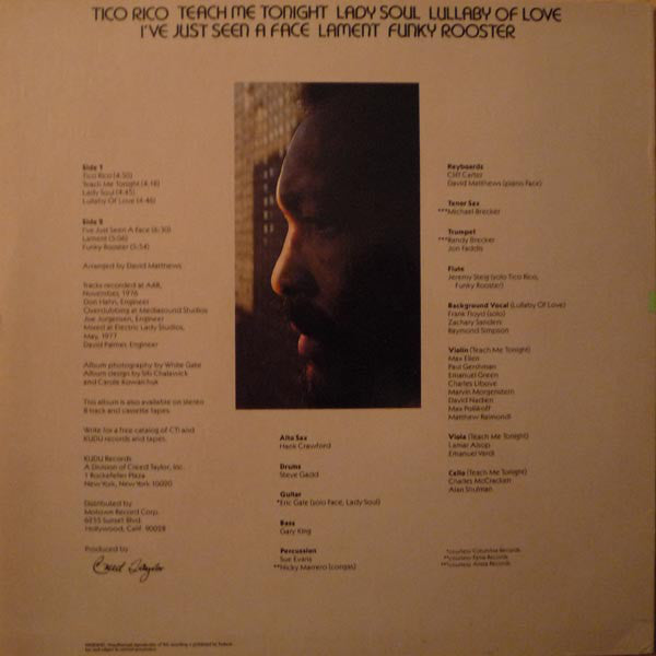 Hank Crawford : Tico Rico (LP, Album, San)