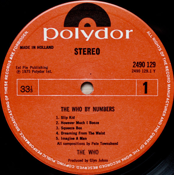 The Who ~ The Who By Numbers (Vinyl) - Djungel & Jazz