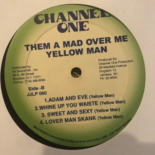 Yellowman ~ Them A Mad Over Me (Vinyl) - Djungel & Jazz