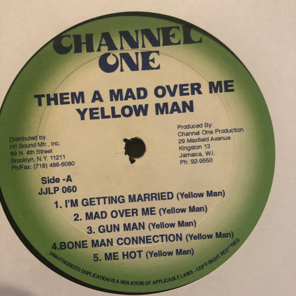 Yellowman ~ Them A Mad Over Me (Vinyl) - Djungel & Jazz