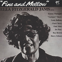 Ella Fitzgerald Jams With Tommy Flanagan, "Lockjaw" Davis, Louie Bellson, Clark Terry, Zoot Sims, Joe Pass, Ray Brown, Harry Edison ~ Fine And Mellow (Vinyl) - Djungel & Jazz