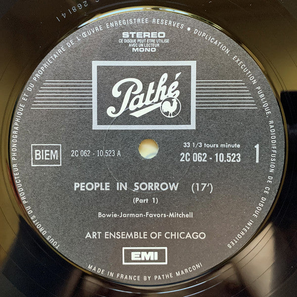 The Art Ensemble Of Chicago : People In Sorrow (LP, Album, Bla)