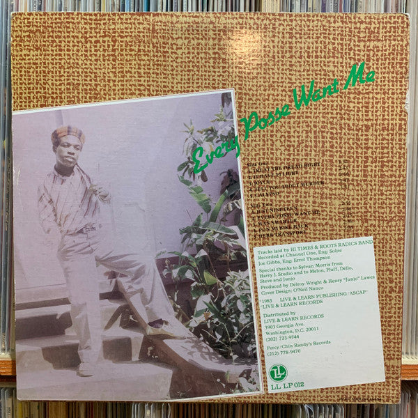 Toyan ~ Every Posse Want Me (Vinyl) - Djungel & Jazz