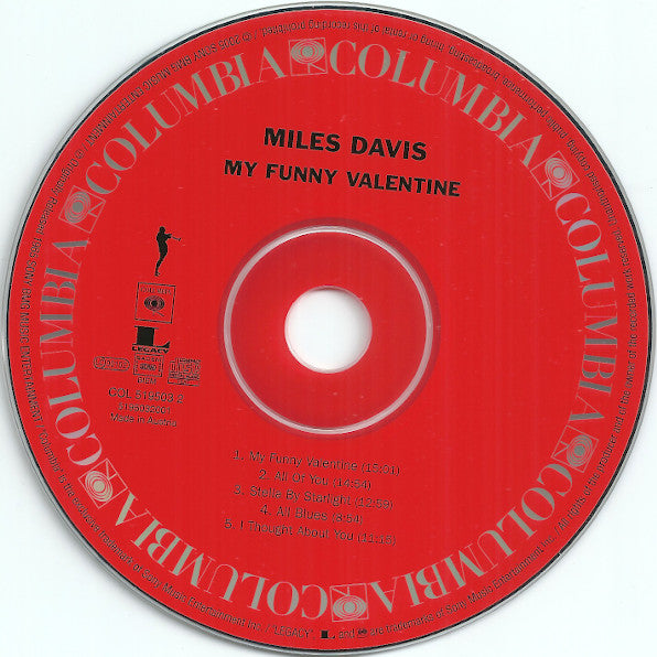 Miles Davis ~ My Funny Valentine - Miles Davis In Concert (Vinyl) - Djungel & Jazz