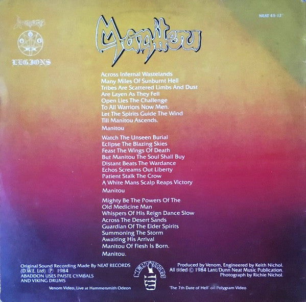 Venom (8) : Manitou (12", Single)