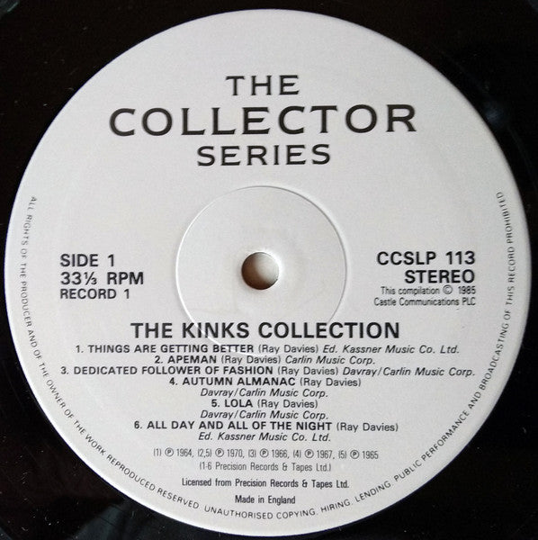 The Kinks ~ The Kinks Collection (Vinyl) - Djungel & Jazz
