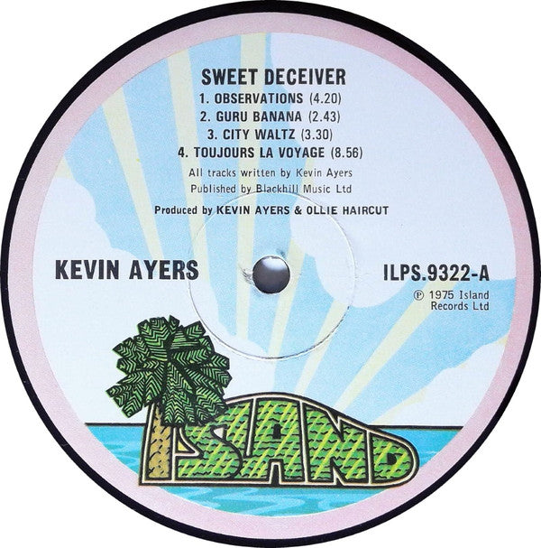 Kevin Ayers ~ Sweet Deceiver (Vinyl) - Djungel & Jazz