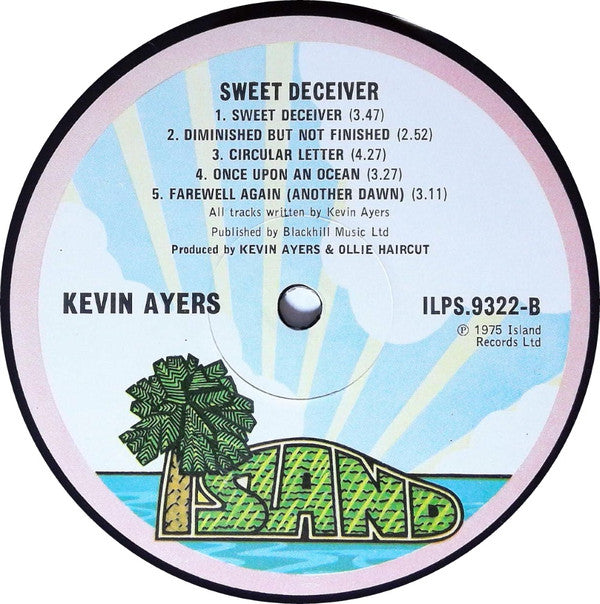 Kevin Ayers ~ Sweet Deceiver (Vinyl) - Djungel & Jazz