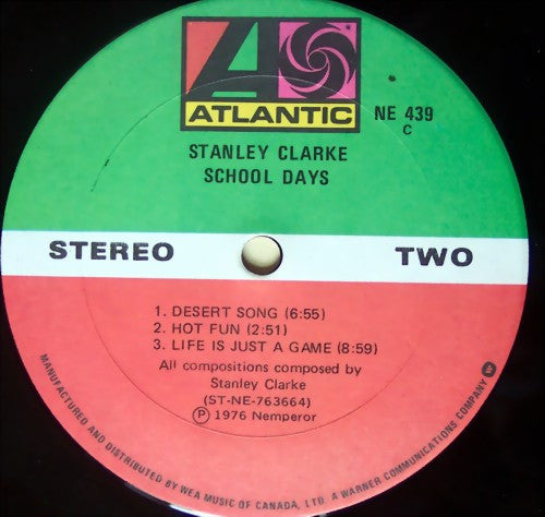 Stanley Clarke ~ School Days (Vinyl) - Djungel & Jazz