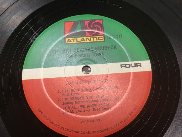 Dave Brubeck ~ The Art Of Dave Brubeck/The Fantasy Years (Vinyl) - Djungel & Jazz