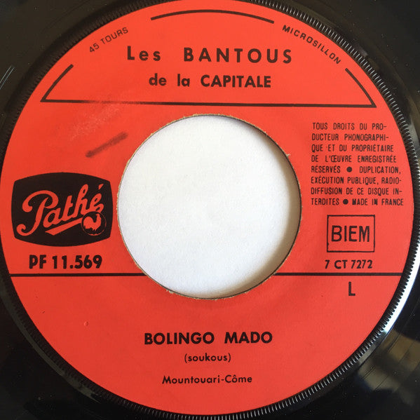 Les Bantous De La Capitale ~ Bolingo Mado / Mokolo Okobala (Vinyl) - Djungel & Jazz