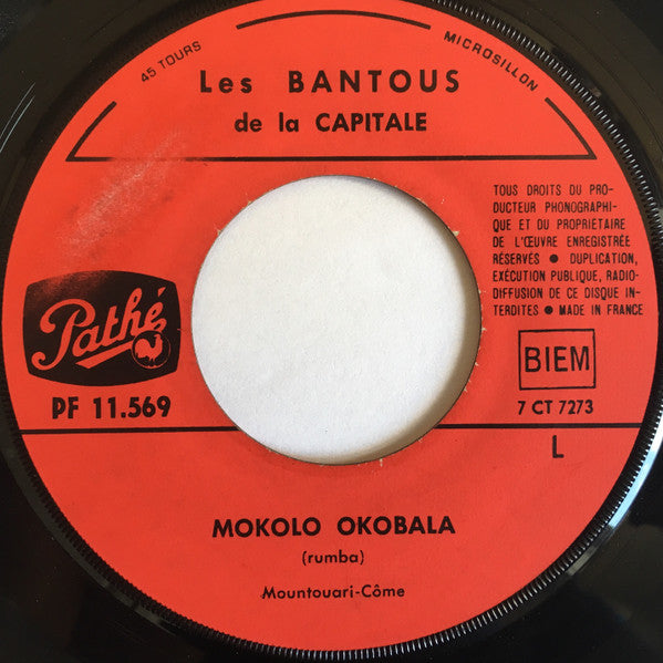Les Bantous De La Capitale ~ Bolingo Mado / Mokolo Okobala (Vinyl) - Djungel & Jazz