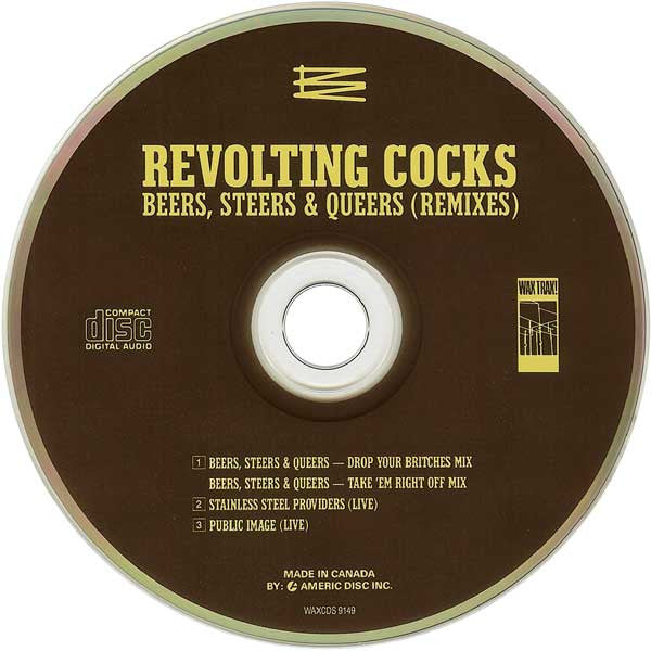 Revolting Cocks ~ Beers, Steers & Queers (Remixes) (Vinyl) - Djungel & Jazz