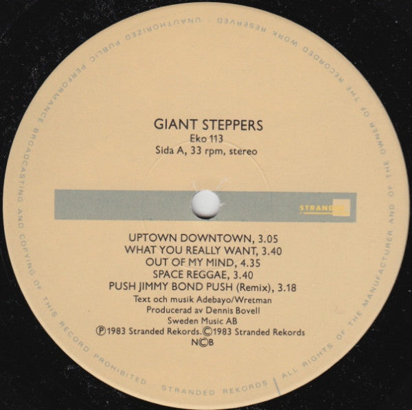 Giant Steppers ~ Giant Steppers (Vinyl) - Djungel & Jazz