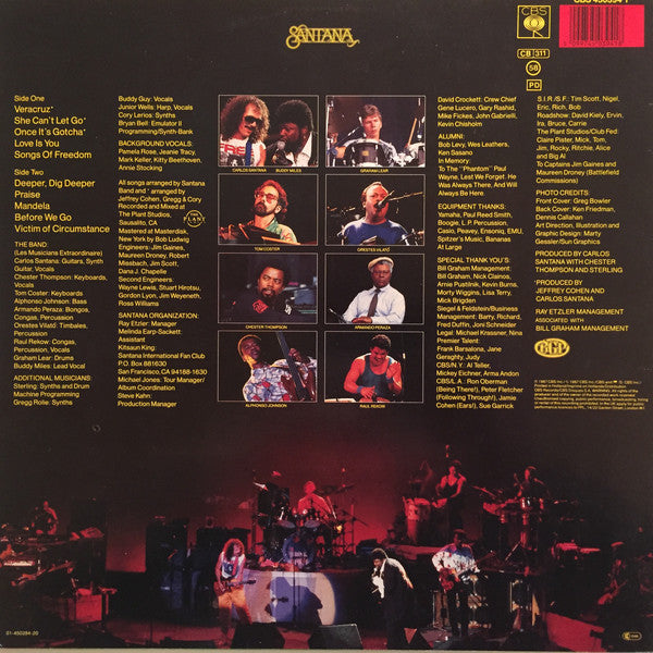 Santana : Freedom (LP, Album)