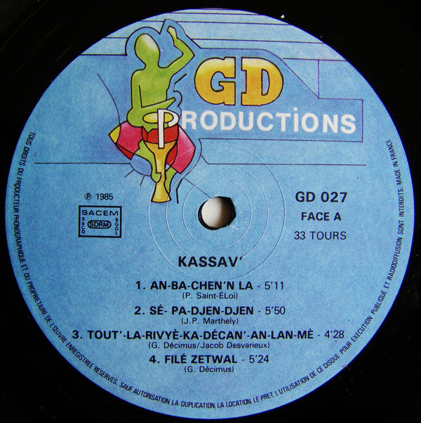 Kassav' : Kassav' (LP, Album)