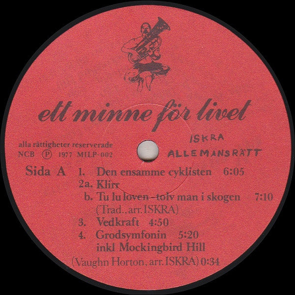 Iskra ~ Allemansrätt (Vinyl) - Djungel & Jazz