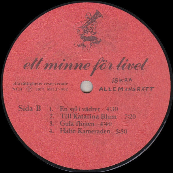 Iskra ~ Allemansrätt (Vinyl) - Djungel & Jazz