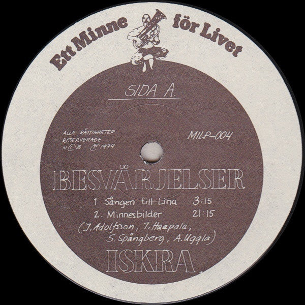 Iskra : Besvärjelser (LP, Album)