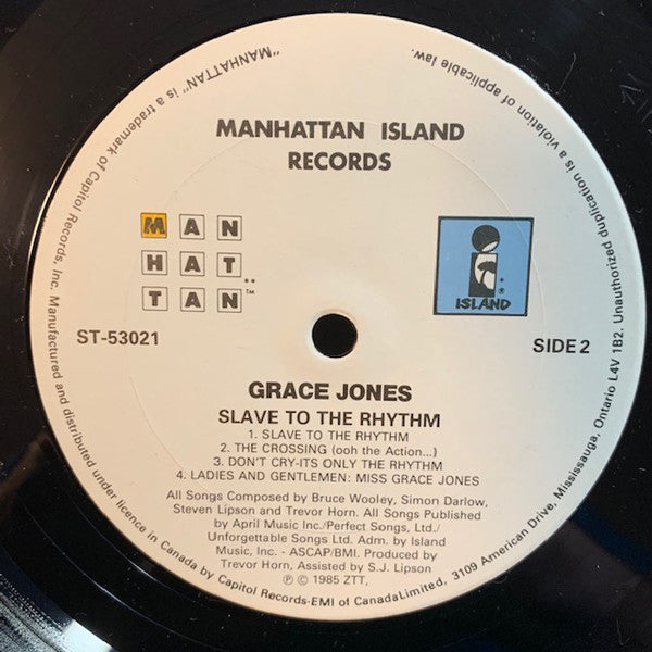 Grace Jones ~ Slave To The Rhythm (Vinyl) - Djungel & Jazz
