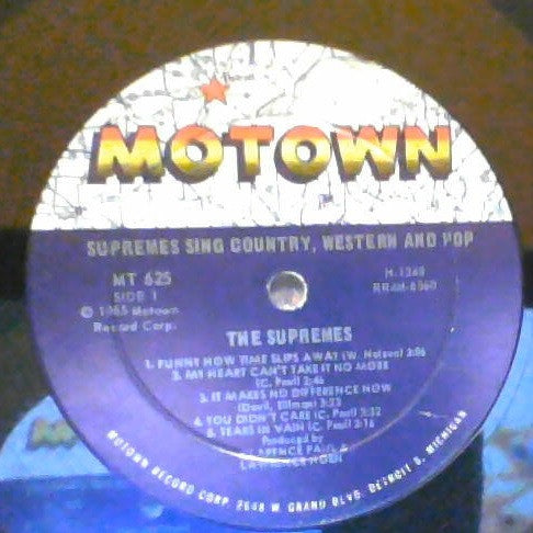 The Supremes ~ Sing Country Western & Pop (Vinyl) - Djungel & Jazz