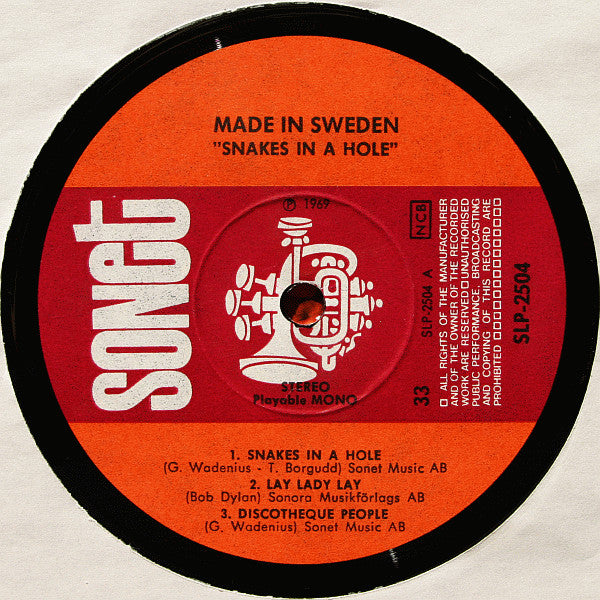 Made In Sweden : Snakes In A Hole (LP, Album)