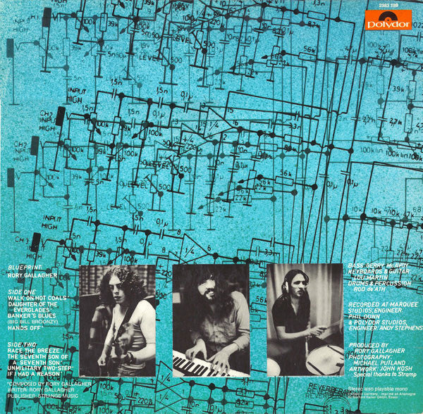 Rory Gallagher : Blueprint (LP, Album)