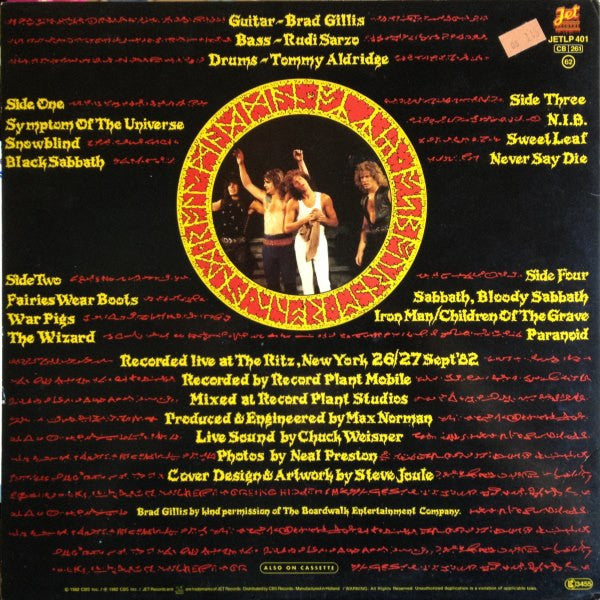 Ozzy Osbourne : Speak Of The Devil (2xLP, Album, Gat)
