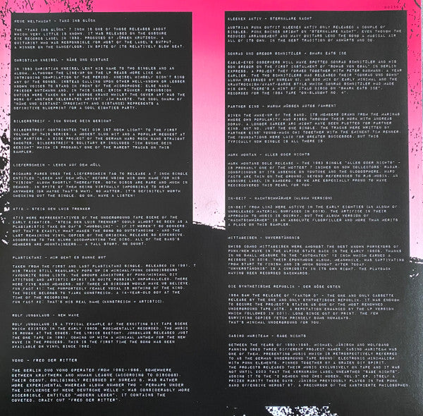 Various : Sowas Von Egal. 2 (German Synth Wave Underground 1981-1984) (LP, Comp)