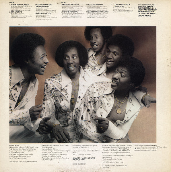 The Temptations ~ Hear To Tempt You (Vinyl) - Djungel & Jazz