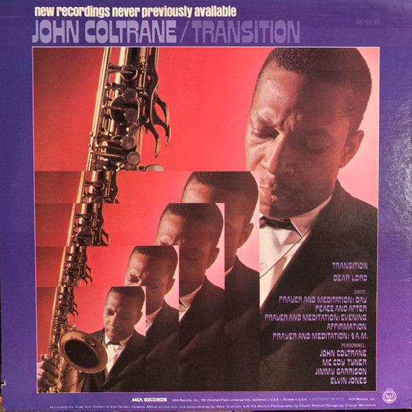 John Coltrane : Transition (LP, Album, Sta)