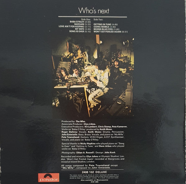 The Who ~ Who's Next (Vinyl) - Djungel & Jazz
