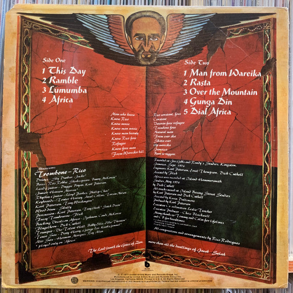 Rico Rodriguez ~ Man From Wareika (Vinyl) - Djungel & Jazz