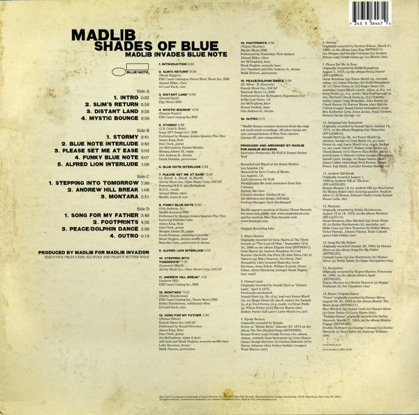 Madlib ~ Shades Of Blue (Vinyl) - Djungel & Jazz