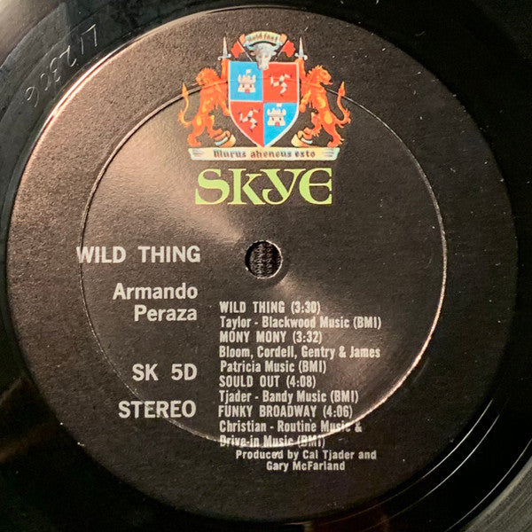 Armando Peraza : Wild Thing (LP, Album, Lam)