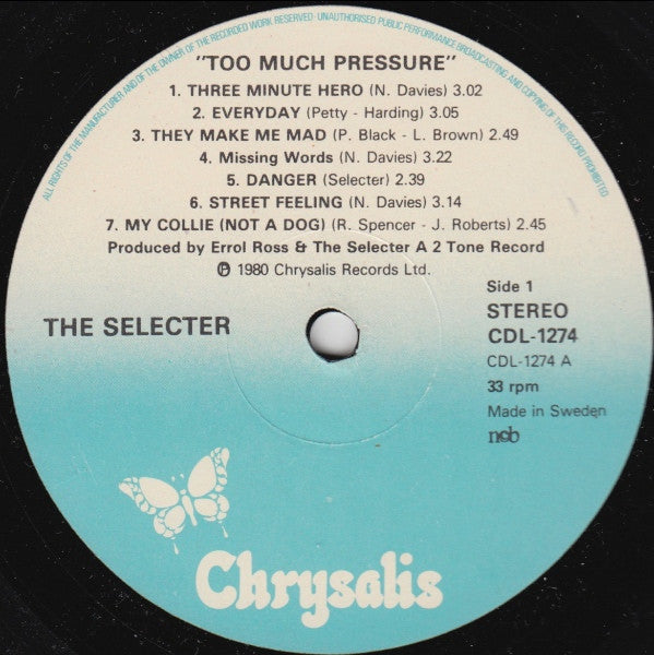 The Selecter ~ Too Much Pressure (Vinyl) - Djungel & Jazz