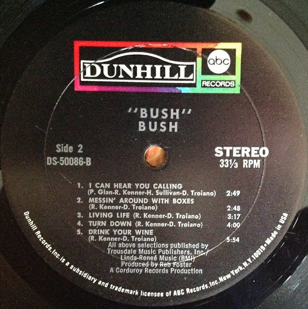 Bush (7) : Bush (LP, Album)