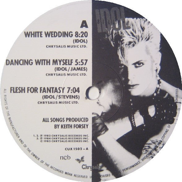 Billy Idol : Vital Idol (LP, Album, Comp)