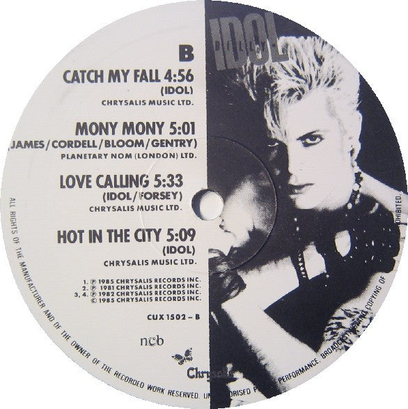 Billy Idol : Vital Idol (LP, Album, Comp)