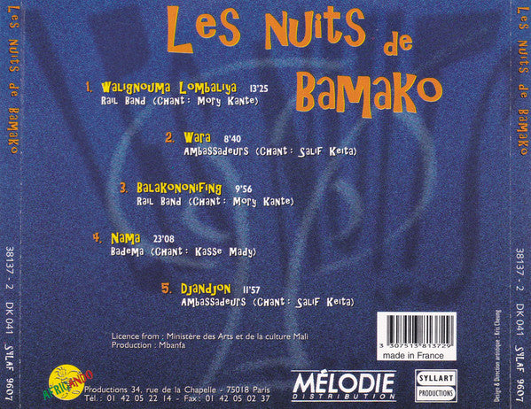 Rail Band, Les Ambassadeurs, National Badema ~ Les Nuits De Bamako: Années 70 - 78 (Vinyl) - Djungel & Jazz