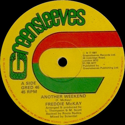 Freddie McKay / Earl Sixteen : Another Weekend  / Live Together (12")